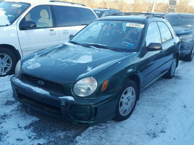 JF1GG65552H804662 - 2002 SUBARU IMPREZA TS GREEN photo 2