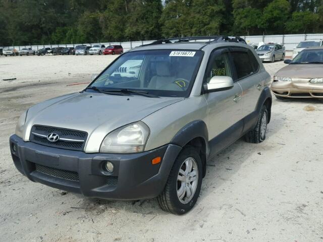 KM8JN12D86U372663 - 2006 HYUNDAI TUCSON GLS SILVER photo 2