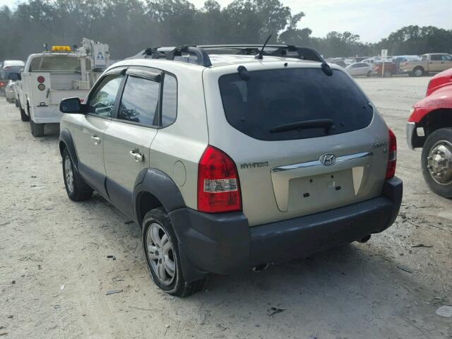 KM8JN12D86U372663 - 2006 HYUNDAI TUCSON GLS SILVER photo 3