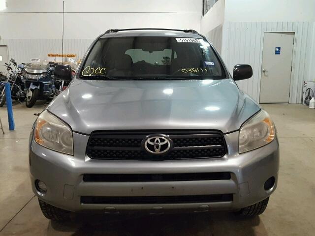 JTMZD33V576038111 - 2007 TOYOTA RAV4 GREEN photo 9