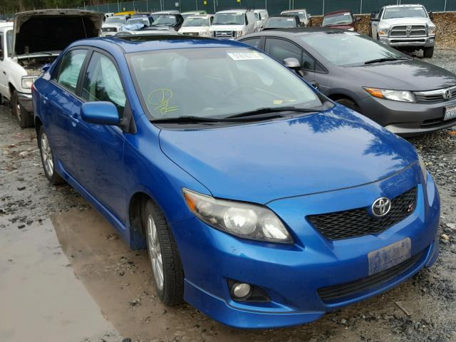 2T1BU4EE8AC442167 - 2010 TOYOTA COROLLA BA BLUE photo 1