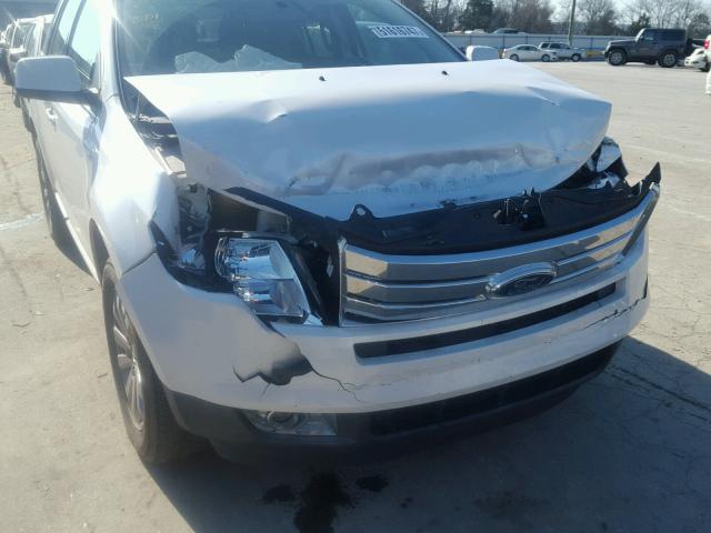 2FMDK3KC6ABB64062 - 2010 FORD EDGE LIMIT WHITE photo 9