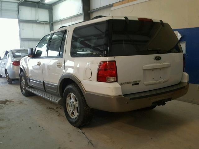 1FMRU17W84LB83076 - 2004 FORD EXPEDITION WHITE photo 3