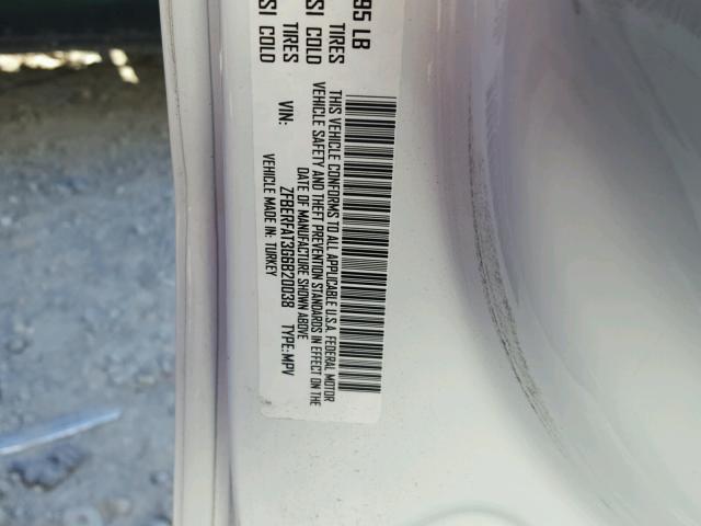 ZFBERFAT3G6B20038 - 2016 RAM PROMASTER 白色 照片 10