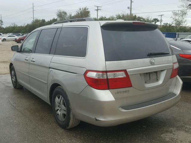 5FNRL38786B450331 - 2006 HONDA ODYSSEY EX BEIGE photo 3