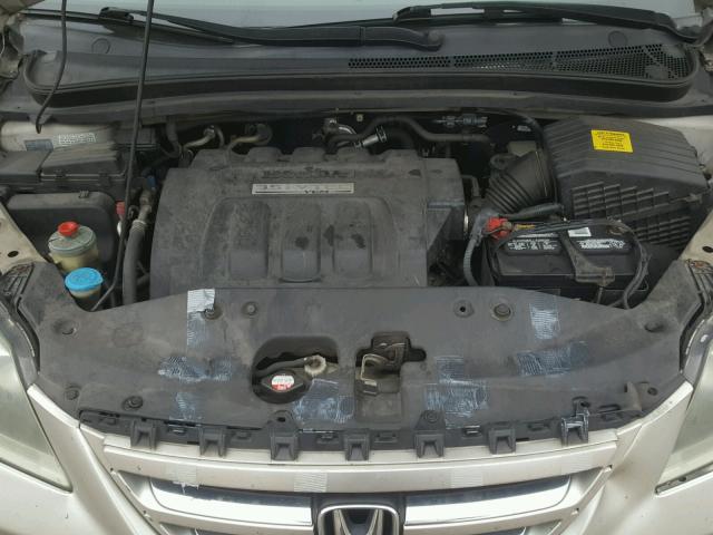 5FNRL38786B450331 - 2006 HONDA ODYSSEY EX BEIGE photo 7