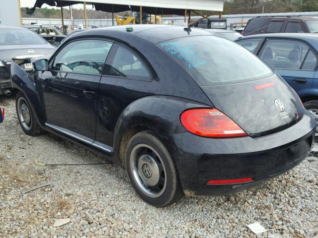 3VWHX7AT7DM604046 - 2013 VOLKSWAGEN BEETLE BLACK photo 3