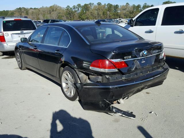 WBAHN835X6DT28857 - 2006 BMW 750 LI BLACK photo 3