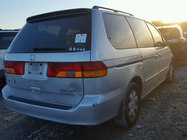 5FNRL18903B103089 - 2003 HONDA ODYSSEY EX SILVER photo 4