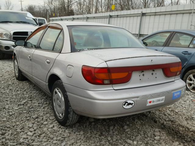 1G8ZK52731Z265365 - 2001 SATURN SL2 SILVER photo 3