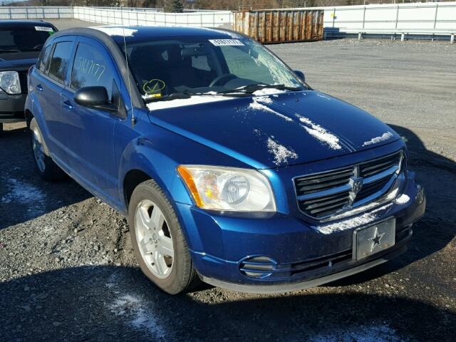 1B3HB48A39D259252 - 2009 DODGE CALIBER SX BLUE photo 1