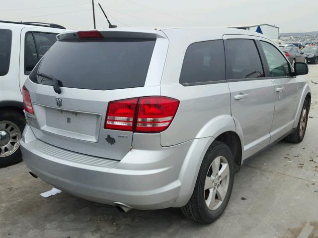 3D4GG57V09T215065 - 2009 DODGE JOURNEY SX SILVER photo 4