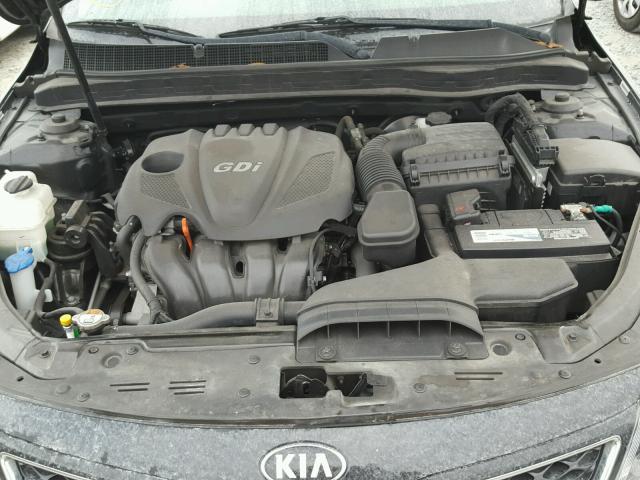 5XXGN4A74EG315697 - 2014 KIA OPTIMA EX BLACK photo 7