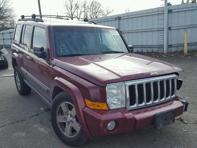 1J8HG48N07C691215 - 2007 JEEP COMMANDER RED photo 1