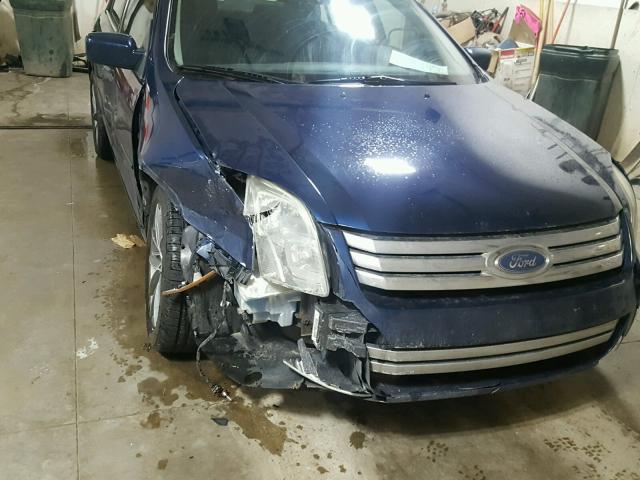 3FAHP08127R114187 - 2007 FORD FUSION SEL BLUE photo 9