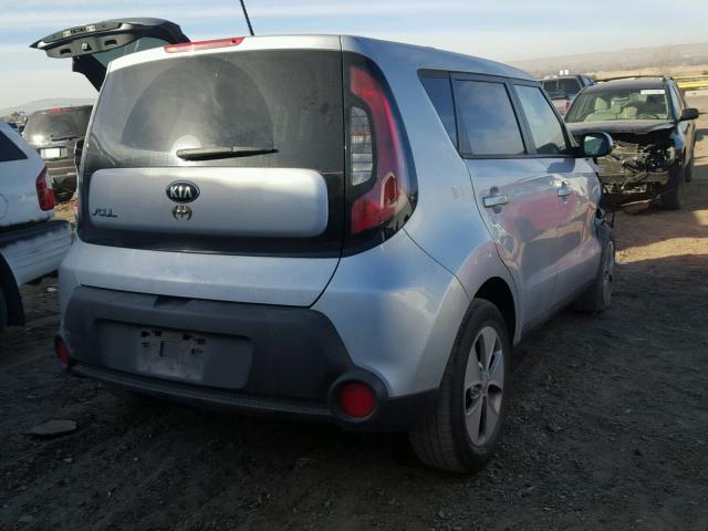 KNDJN2A29E7742932 - 2014 KIA SOUL SILVER photo 4