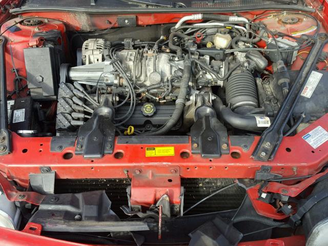 1G2WP1218VF343052 - 1997 PONTIAC GRAND PRIX RED photo 7