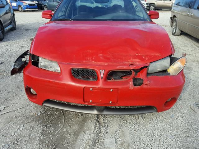 1G2WP1218VF343052 - 1997 PONTIAC GRAND PRIX RED photo 9