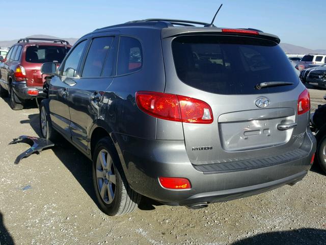 5NMSH13E49H238753 - 2009 HYUNDAI SANTA FE S GRAY photo 3