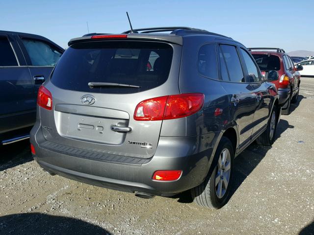 5NMSH13E49H238753 - 2009 HYUNDAI SANTA FE S GRAY photo 4