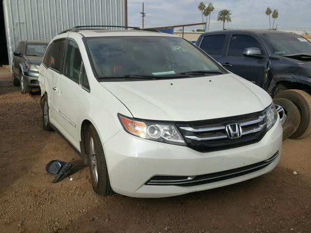 5FNRL5H6XEB092604 - 2014 HONDA ODYSSEY EX WHITE photo 1