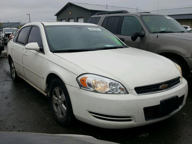 2G1WT58KX81370174 - 2008 CHEVROLET IMPALA LT WHITE photo 1