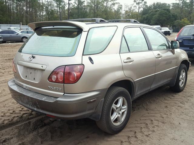 JT6GF10U1Y0061348 - 2000 LEXUS RX 300 GOLD photo 4