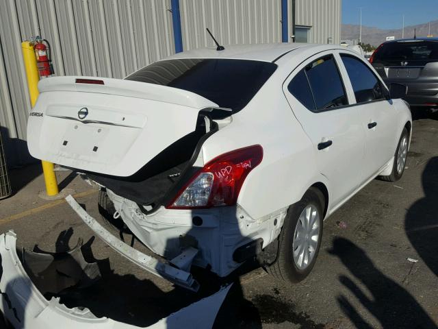 3N1CN7AP6HL816747 - 2017 NISSAN VERSA S WHITE photo 4