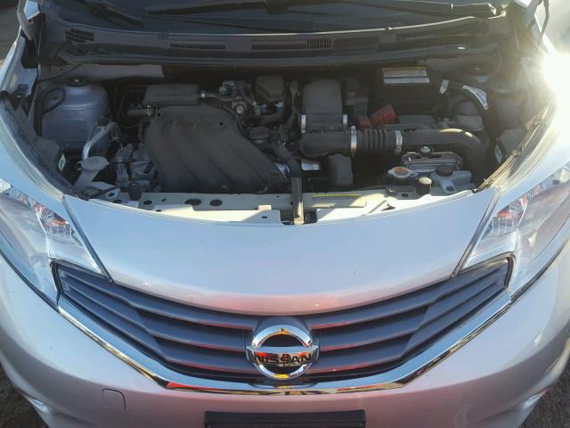 3N1CE2CPXEL424222 - 2014 NISSAN VERSA NOTE SILVER photo 7