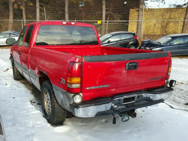 1GCEK19T4XE228177 - 1999 CHEVROLET SILVERADO RED photo 3