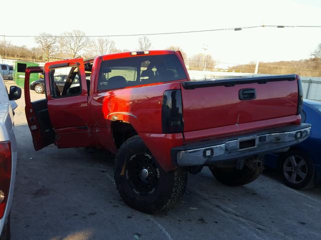 1GCEK19Z85Z198787 - 2005 CHEVROLET SILVERADO RED photo 3