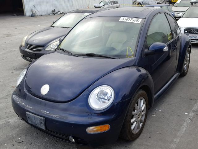 3VWCK31C54M420869 - 2004 VOLKSWAGEN NEW BEETLE 蓝色 照片 2