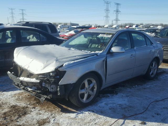 5NPEU46F77H259837 - 2007 HYUNDAI SONATA SE SILVER photo 2