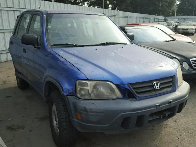 JHLRD18461C004596 - 2001 HONDA CR-V LX BLUE photo 1