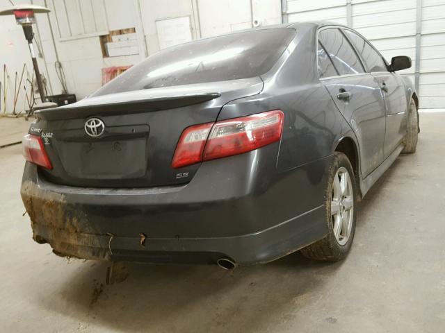 4T1BK46K97U022516 - 2007 TOYOTA CAMRY NEW GRAY photo 4