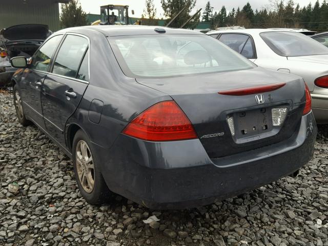 1HGCM568X6A022443 - 2006 HONDA ACCORD EX GRAY photo 3