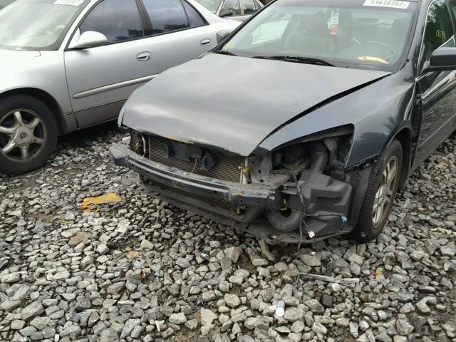 1HGCM568X6A022443 - 2006 HONDA ACCORD EX GRAY photo 9