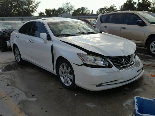 JTHBJ46G282228534 - 2008 LEXUS ES 350 WHITE photo 1