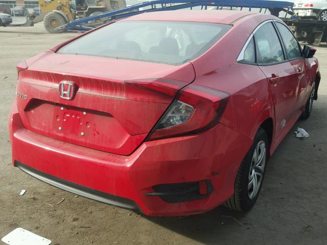 2HGFC2F52HH527773 - 2017 HONDA CIVIC LX RED photo 4