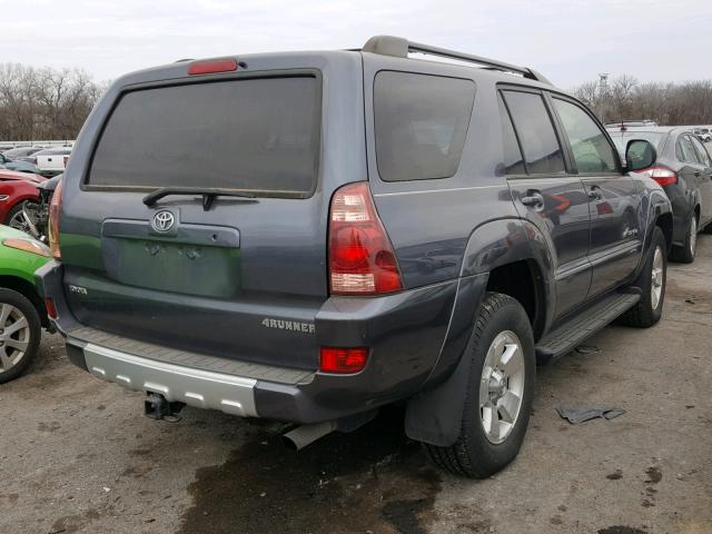 JTEBU14R440041809 - 2004 TOYOTA 4RUNNER SR GRAY photo 4