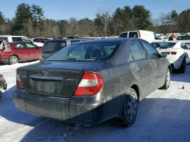 4T1BE32K23U713520 - 2003 TOYOTA CAMRY LE GRAY photo 4