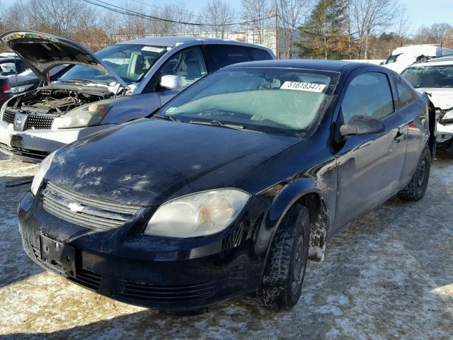 1G1AB1F59A7234811 - 2010 CHEVROLET COBALT LS BLACK photo 2