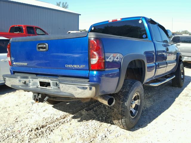 1GCHK29234E264545 - 2004 CHEVROLET SILVERADO BLUE photo 4