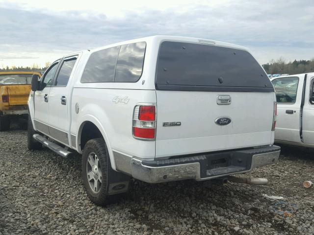 1FTPW14V28FC30687 - 2008 FORD F150 SUPER WHITE photo 3