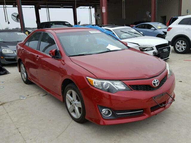 4T1BF1FKXEU784026 - 2014 TOYOTA CAMRY L RED photo 1