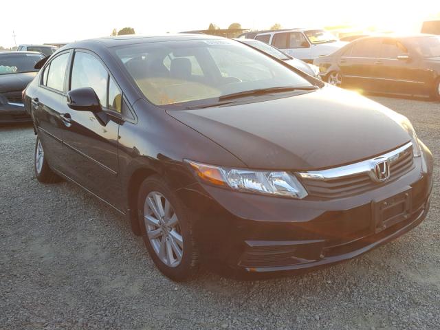 2HGFB2F9XCH580204 - 2012 HONDA CIVIC EXL 黑色 照片 1