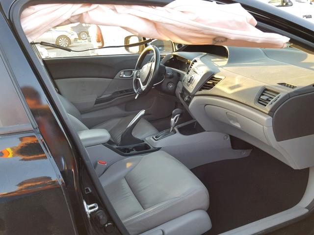 2HGFB2F9XCH580204 - 2012 HONDA CIVIC EXL 黑色 照片 5