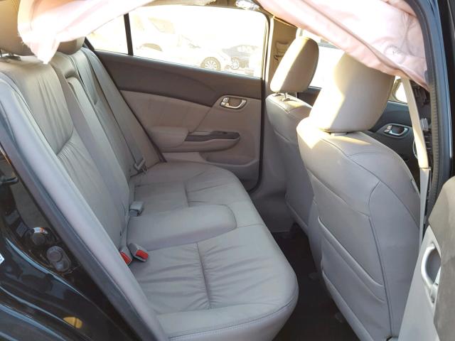 2HGFB2F9XCH580204 - 2012 HONDA CIVIC EXL 黑色 照片 6