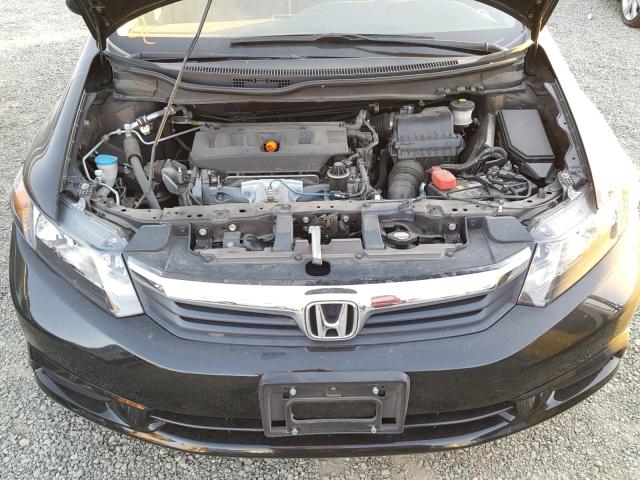 2HGFB2F9XCH580204 - 2012 HONDA CIVIC EXL 黑色 照片 7