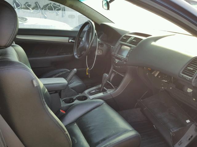 1HGCM82755A009905 - 2005 HONDA ACCORD EX BLUE photo 5